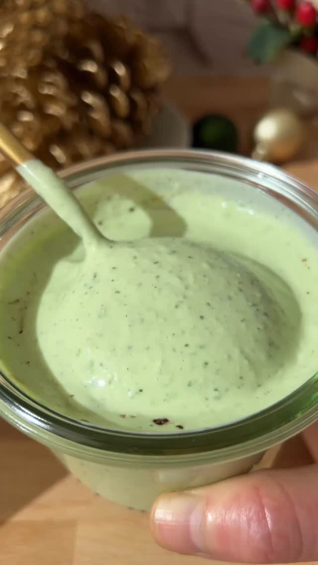 DAY 2 of the 24 DAYS OF DRESSING - FULL RECIPE BELOW!

Also, as I mentioned yesterday, I am giving away a copy of my cookbook, Salad Whisperer, every day for the duration of this series. Comment BOOK to enter! (Giveaway rules at bottom of post.)

GREEN GODDESS RANCH
8 oz. 2% Greek Yogurt
2 scallions, sliced into 1 inch pieces
1 lemon, juiced
1/4 tsp sugar
1 tbsp extra virgin olive oil
Kosher salt
Cool water 
1 cup mixed tender herbs, leaves only (I used dill, tarragon, and parsley)
black pepper

Blend together the yogurt, scallions, lemon juice, sugar, olive oil, and a scant 1/2 tsp of Kosher salt. If dressing seems too thick, add water about 1 tsp at a time. Add herbs and blend again. Add pepper and more salt to taste.

Build Your Own Salad Whisperer Green Goddess Ranch Bowl (My EXACT @sweetgreen order, made at home!)

Spicy Broccoli • 1 cup blanched and shocked broccoli, chopped into 1/2 inch pieces and tossed with 2 teaspoons chili crisp and 2 teaspoons toasted sesame oil.

Miso Glazed Salmon • I use my miso salmon recipe from the blog

The Base • 2 cups arugula (I like mine chopped) • 1 cup cooked quinoa, cooled or at room temperature

Toppings • 1 cup diced cucumber • 1/2 avocado • A small amount of sliced basil

Layer everything together, finish with Green Goddess Ranch, and you have a bowl that truly should be on the menu.

Giveaway Rules:  • No purchase necessary. US only. 18+. One winner selected at random by 1/1/26 and contacted by DM. Giveaway not sponsored or endorsed by Instagram, TikTok, or YouTube.If selected, you agree to share a mailing address so we can send your prize. Void where prohibited. #thesaladwhisperer