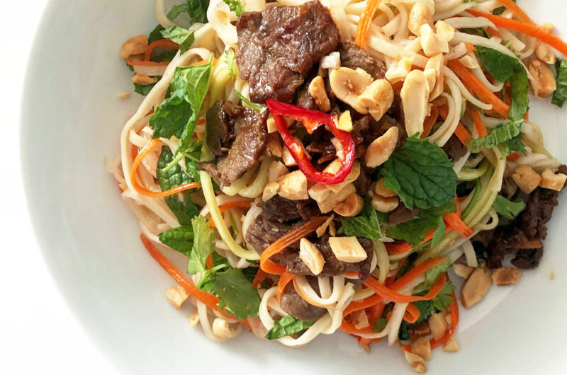 Weeknight Thai Steak and Noodle Salad