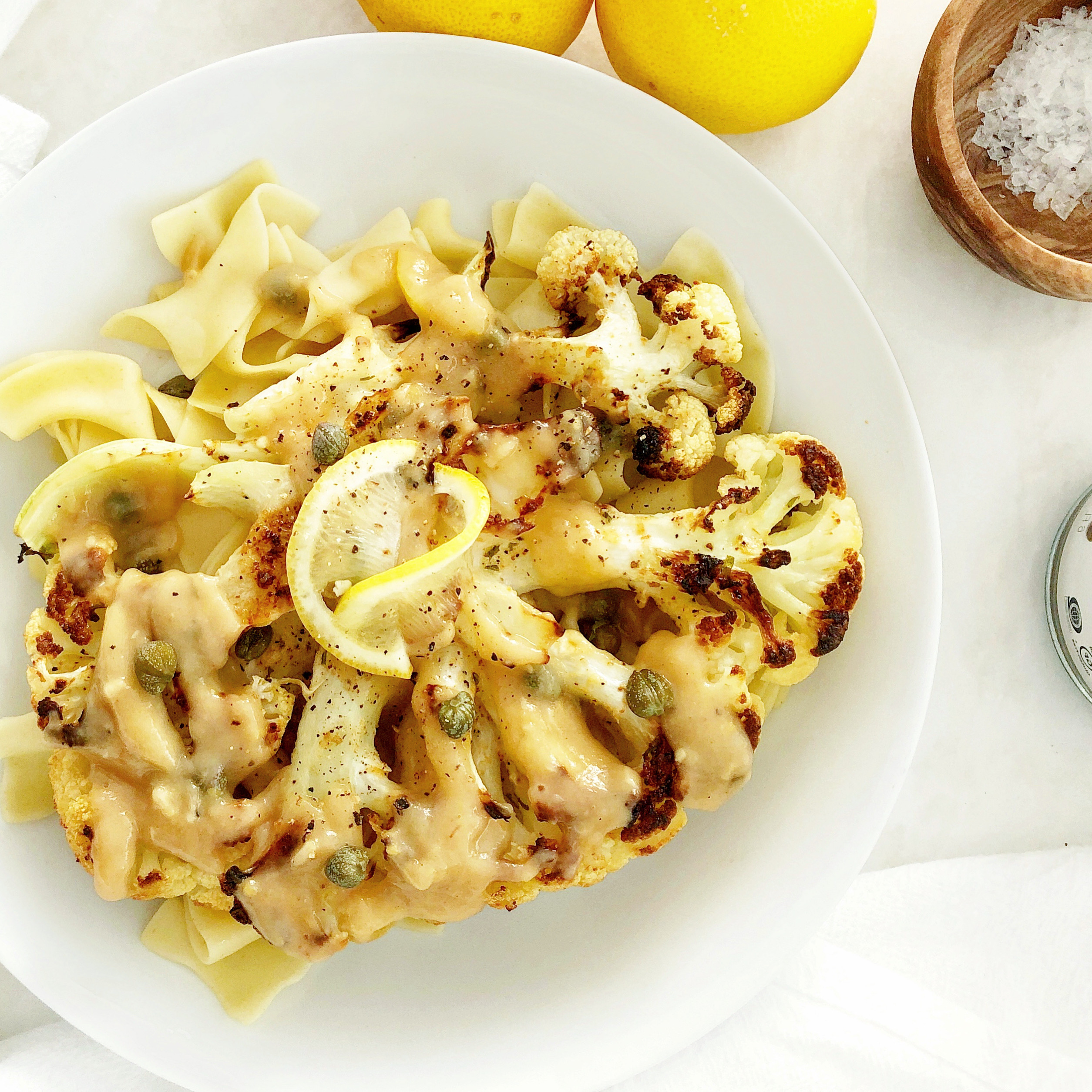 Cauliflower Steak Piccata THE SALAD WHISPERER