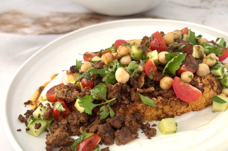 Anna Paul Inspired Turkish Spiced Cauliflower Steaks