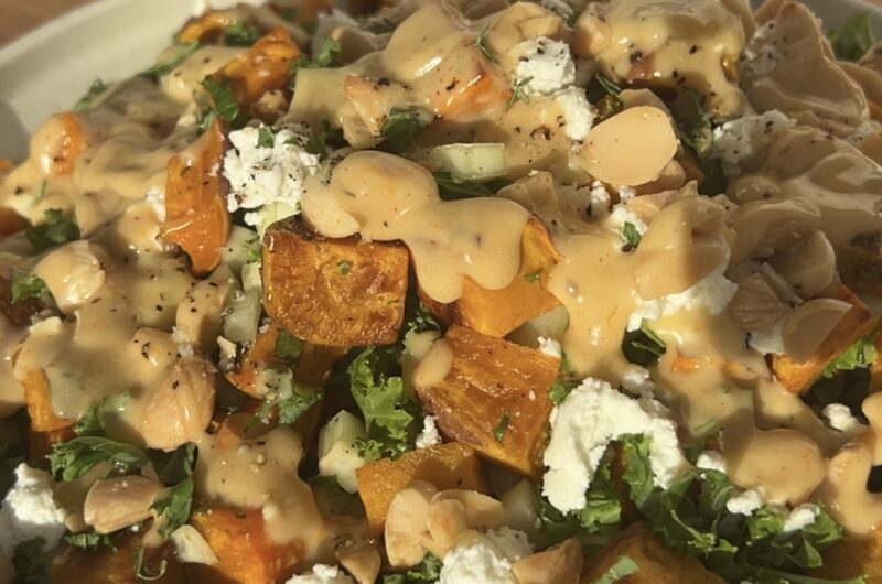 Sweet Potato, Fennel and Kale Salad with Smoked Paprika and Orange Dressing
