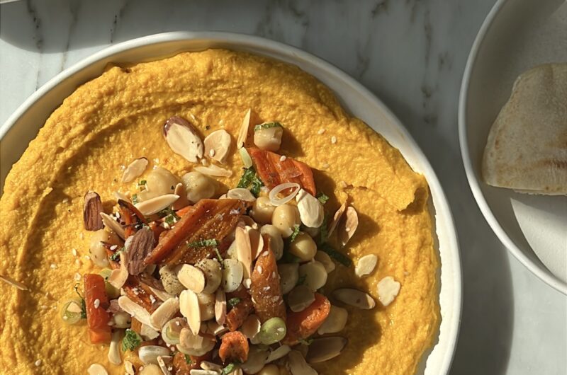 Roasted Carrot Miso Hummus