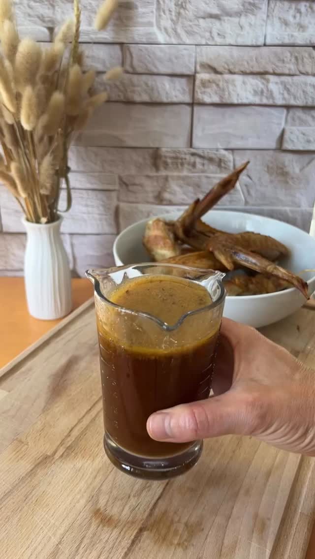 If too much fat stays in the drippings, it can make the gravy feel greasy and cause the flour or starch not to bind properly. Separating most of it gives you a smoother, glossy gravy with better flavor balance. 

Hope this helps! #thanksgivingtips #thesaladwhisperer